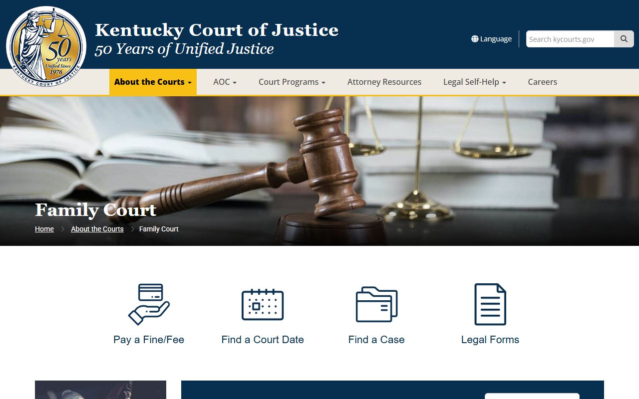 Trigg County court records Kentucky Family Court overview