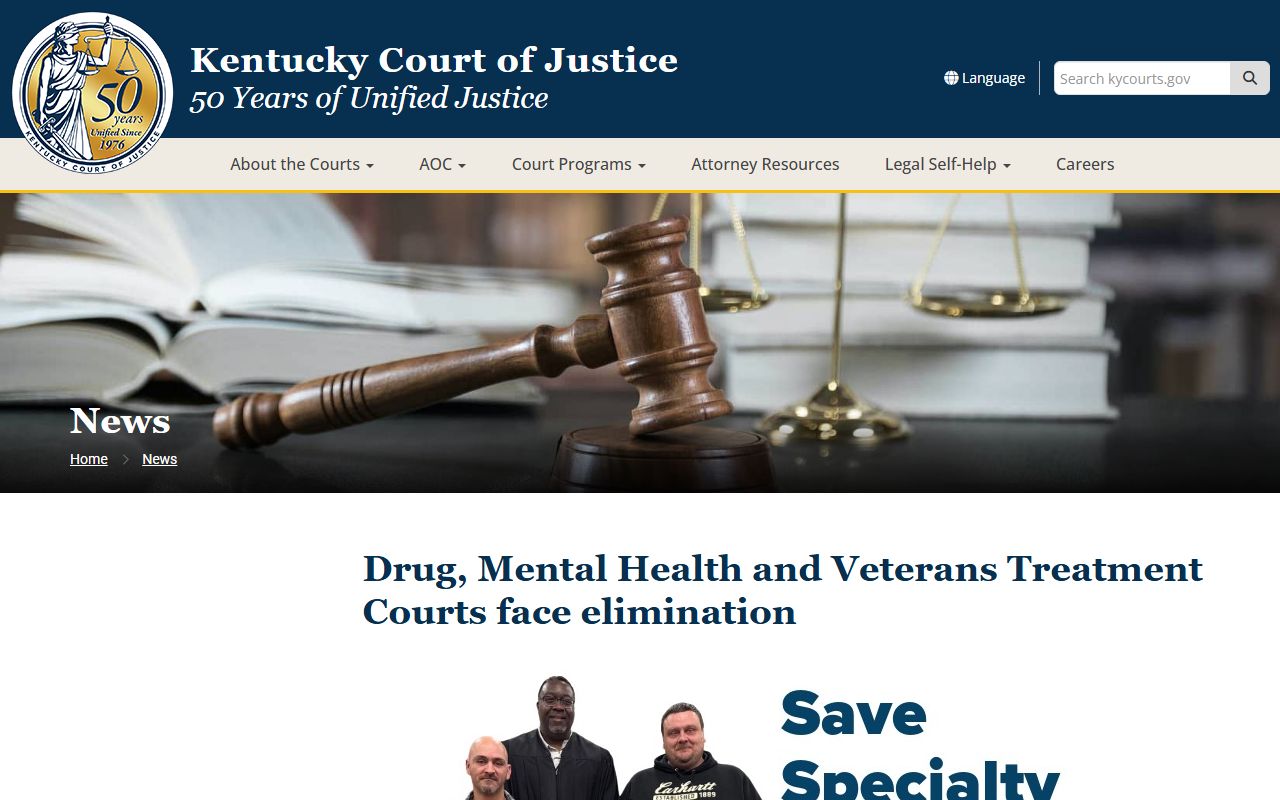 Trigg County criminal court records Kentucky 2026 Specialty Courts news