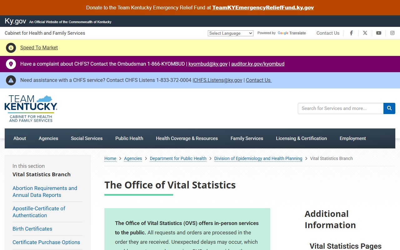 Trigg County marriage and divorce records Kentucky Office of Vital Statistics